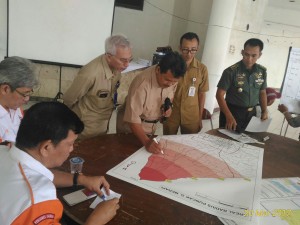 Foto: Kabid KL Sleman menjelaskan potensi ancaman erupsi Merapi